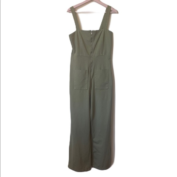 Maronie Pants - MARONIE Green Wide Leg Jumper Romper Overall Size Medium NEW